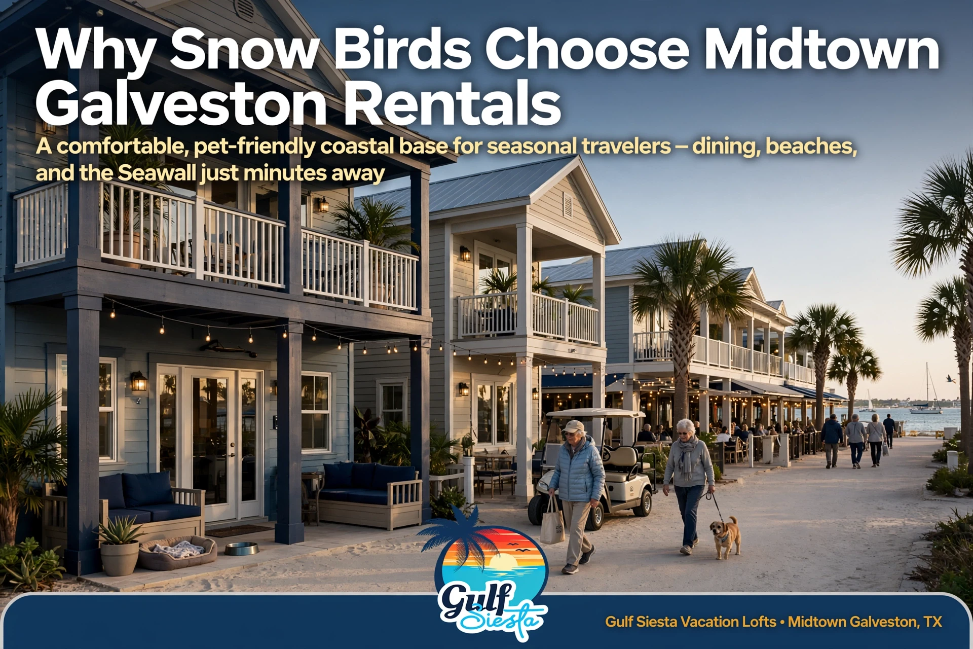 Why Snow Birds Choose Midtown Galveston Rentals