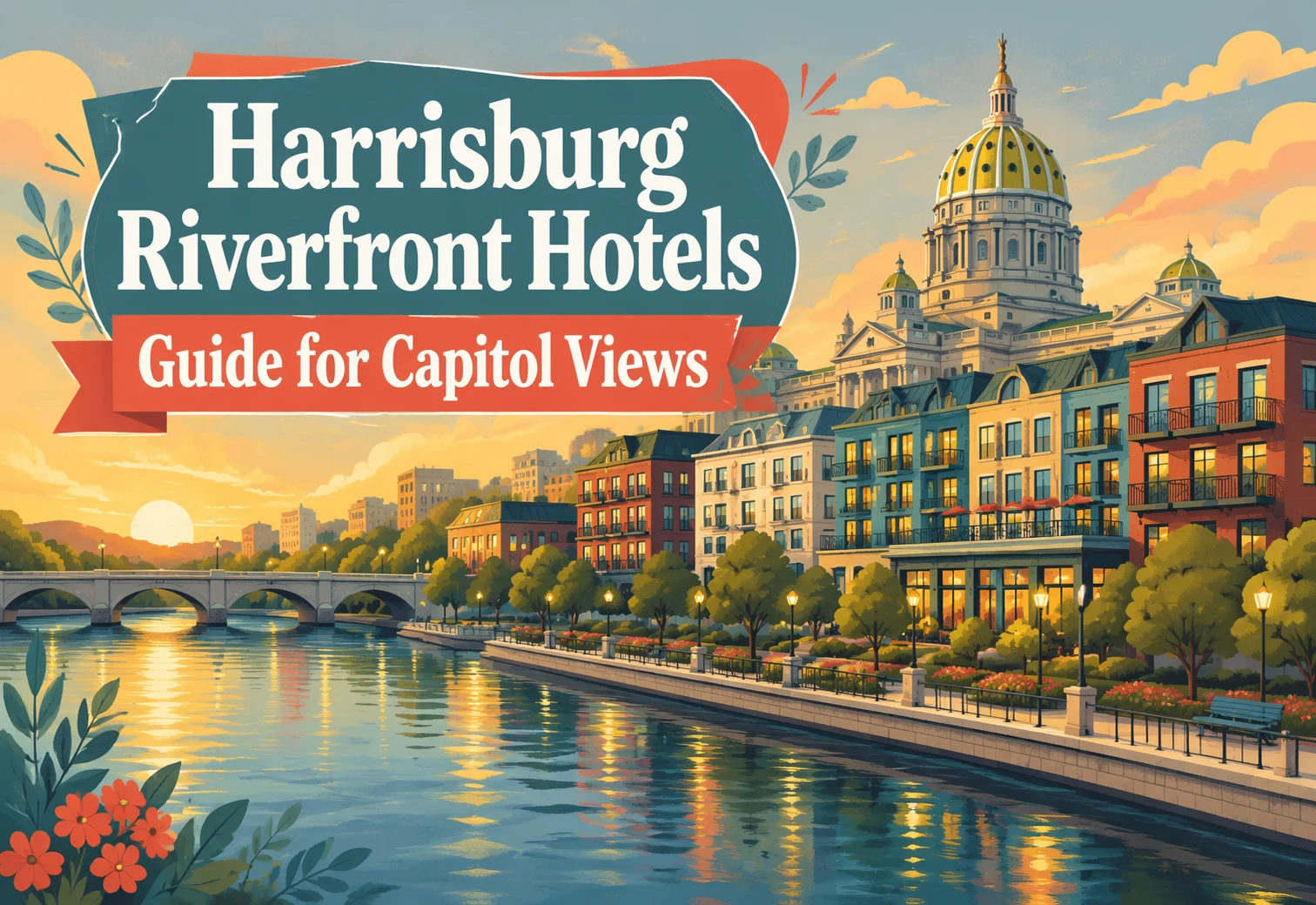 Harrisburg Riverfront Hotels Guide for Capitol Views