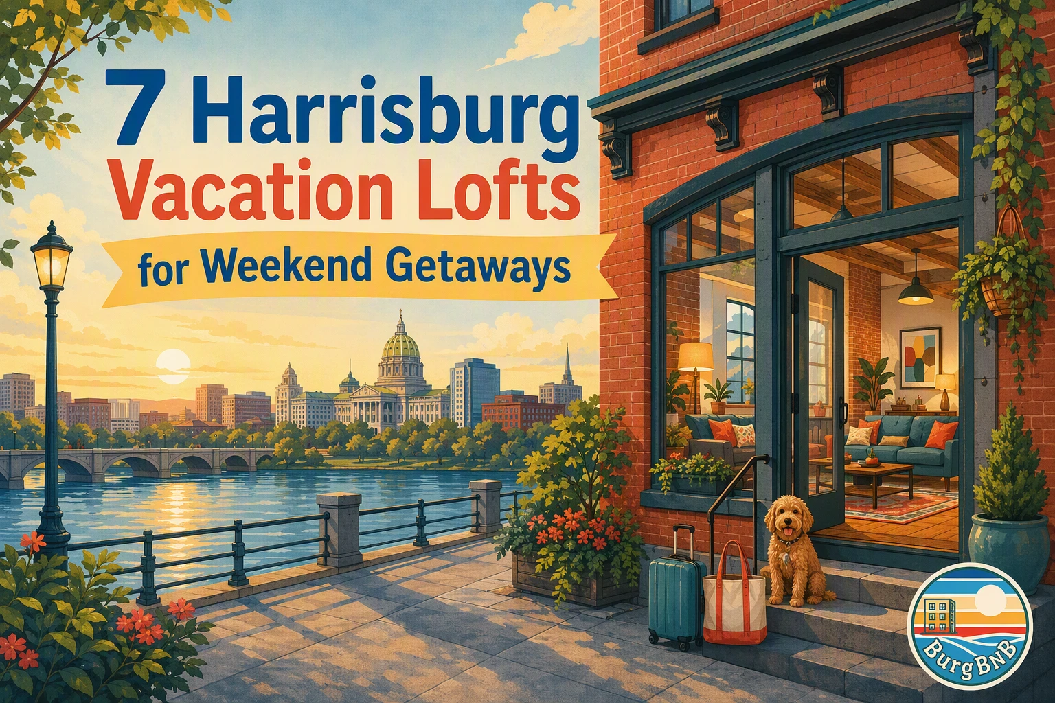 7 lofts de vacances à Harrisburg pour des escapades de week-end