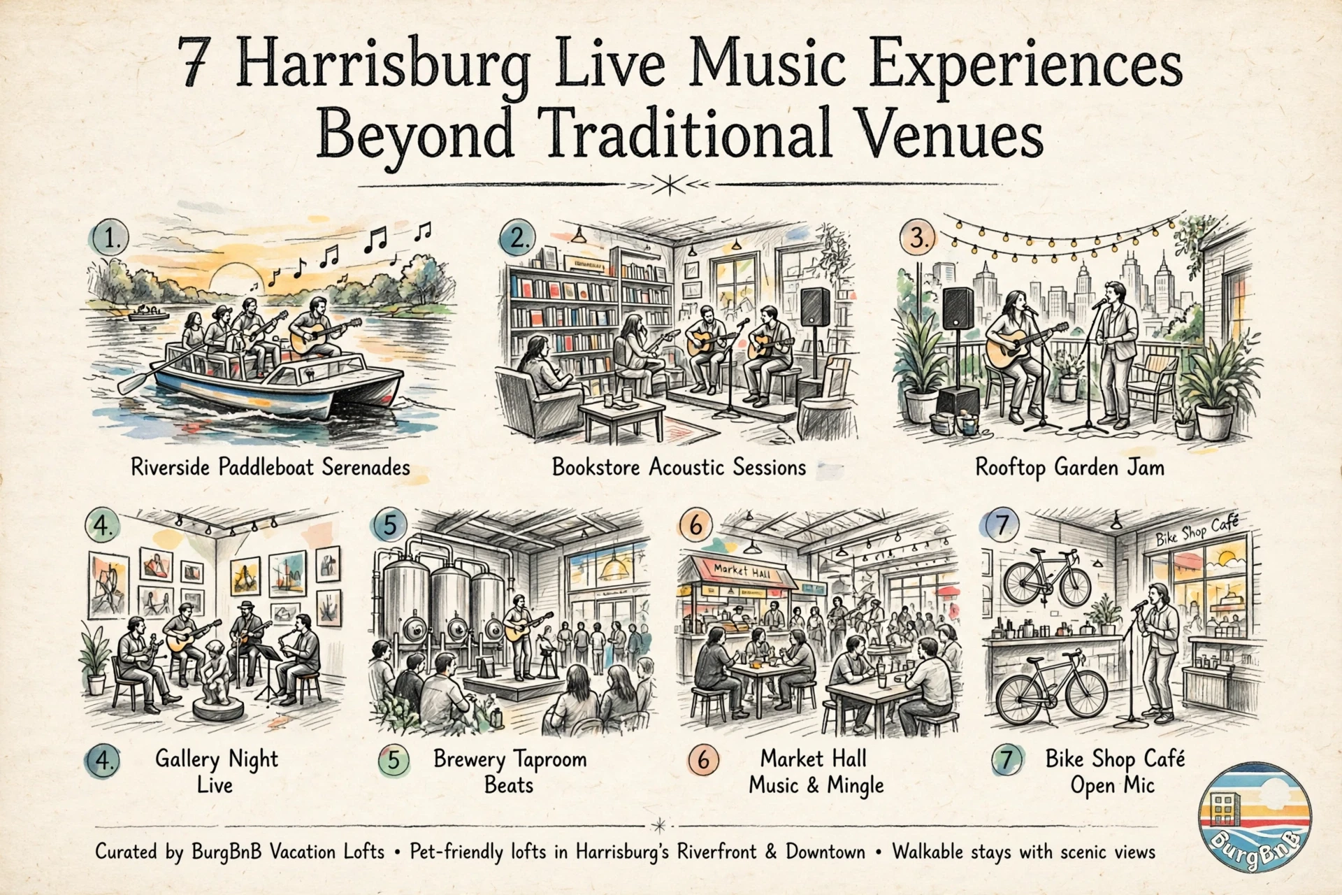 7 experiencias de música en vivo en Harrisburg más allá de los lugares tradicionales
