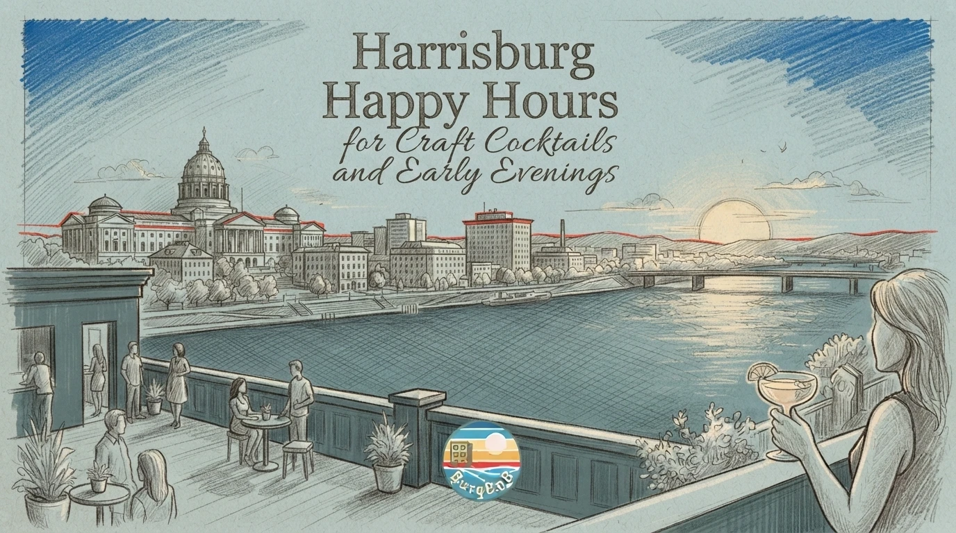 Harrisburg Happy Hours for Craft Cocktails and Early Evenings