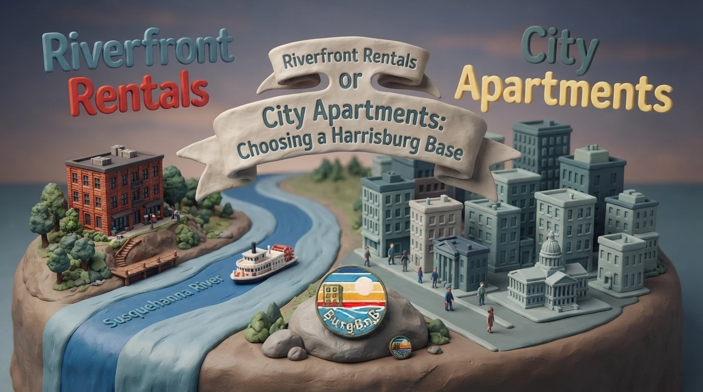 Riverfront Rentals or City Apartments: Choosing a Harrisburg Base