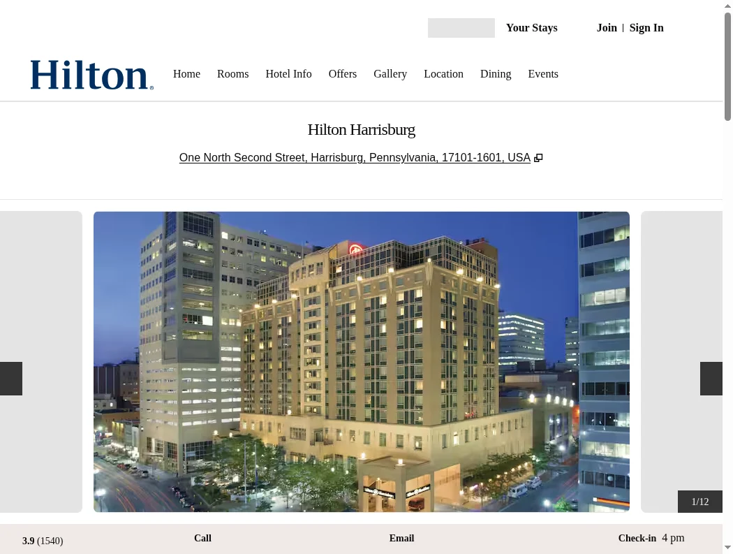 Hilton Harrisburg