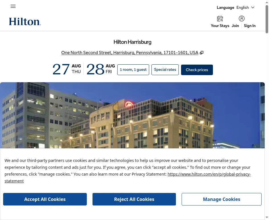 Hilton Harrisburg