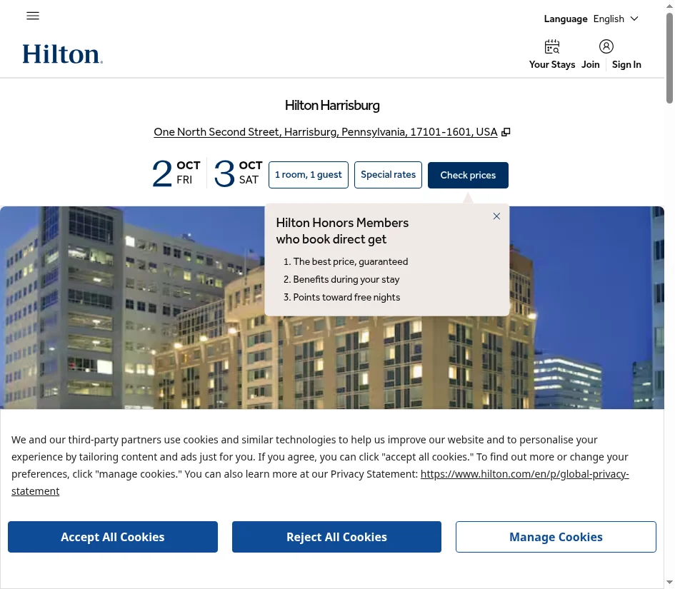 Hilton Harrisburg