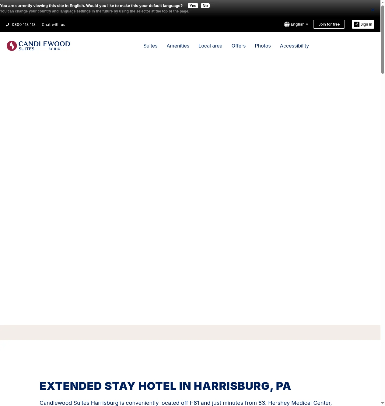 Extended-stay hotel