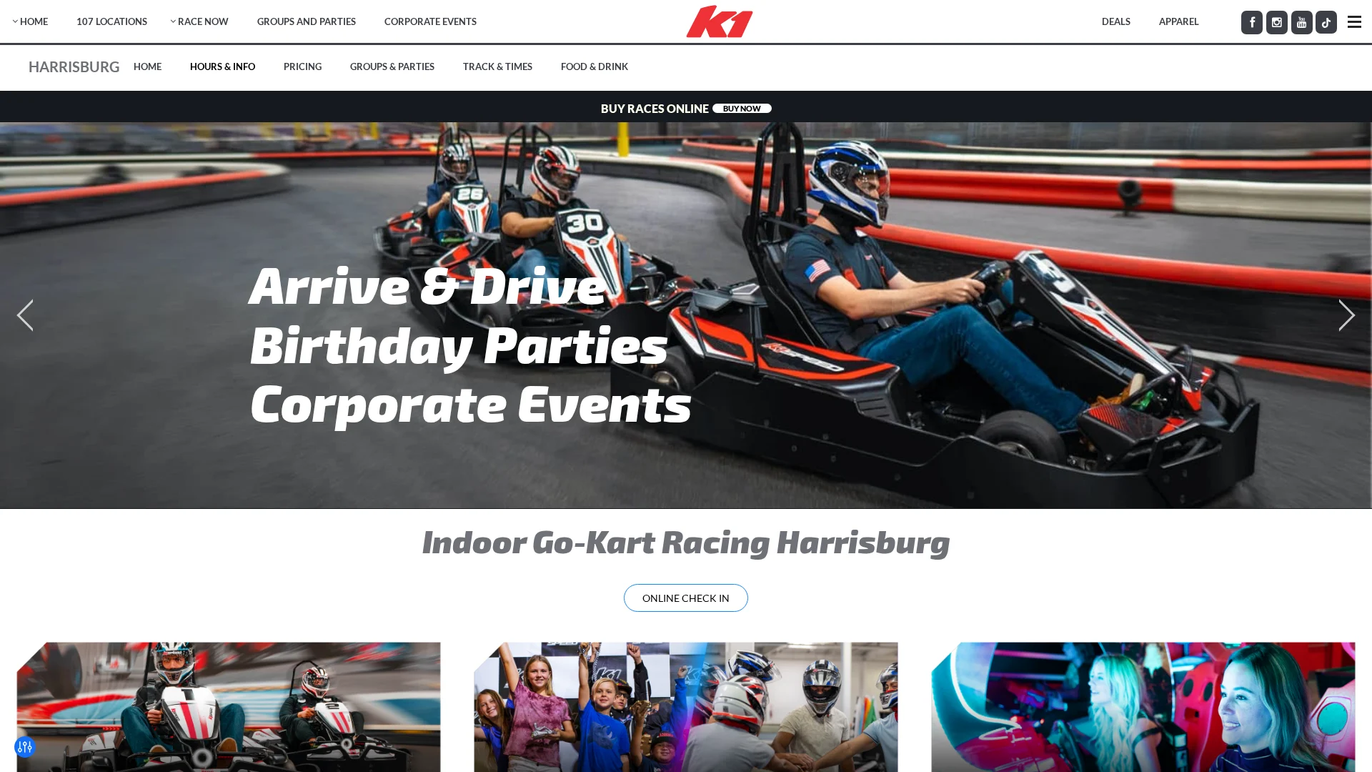 K1 Speed Harrisburg
