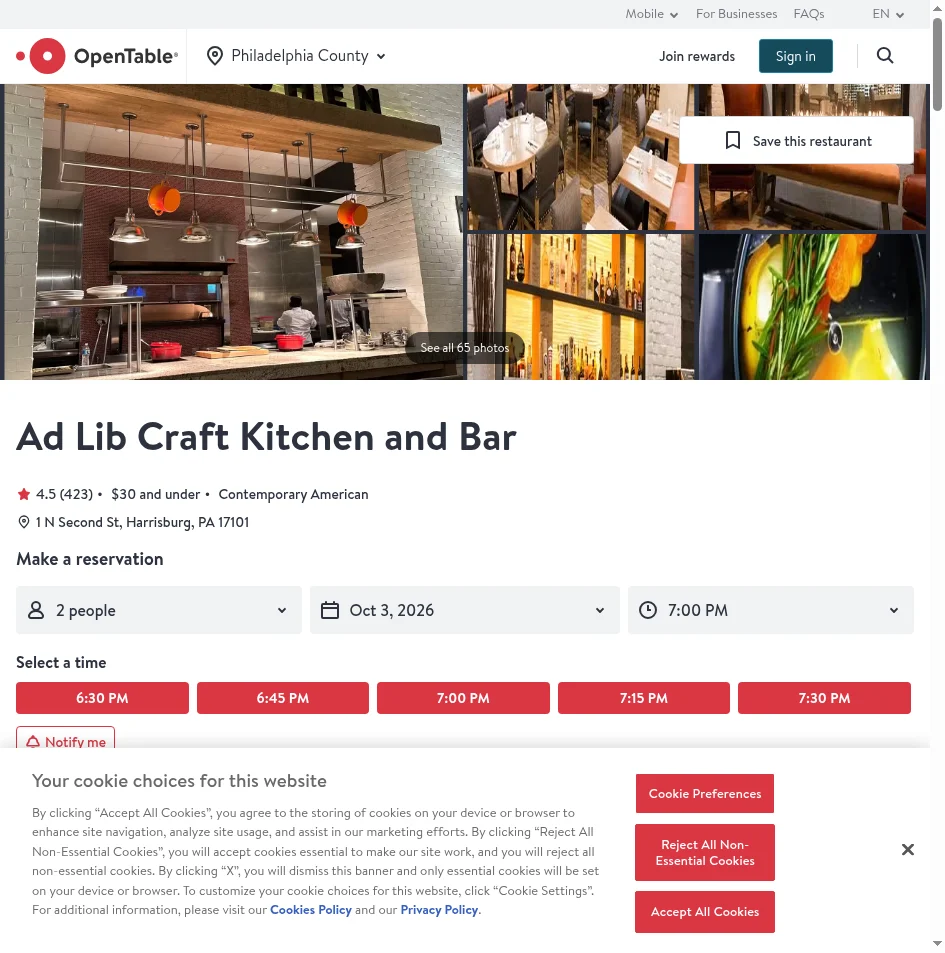 Ad Lib Craft Kitchen & Bar