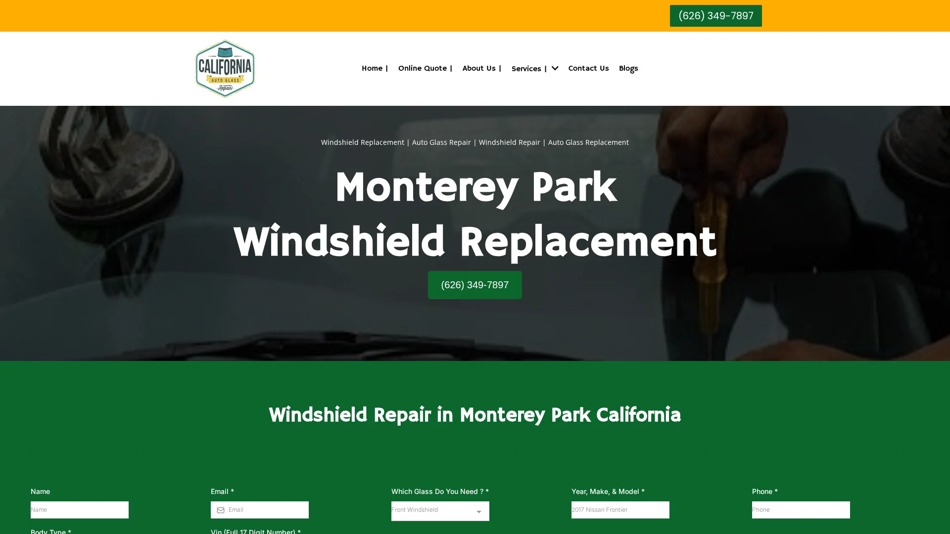 California Auto Glass Repair