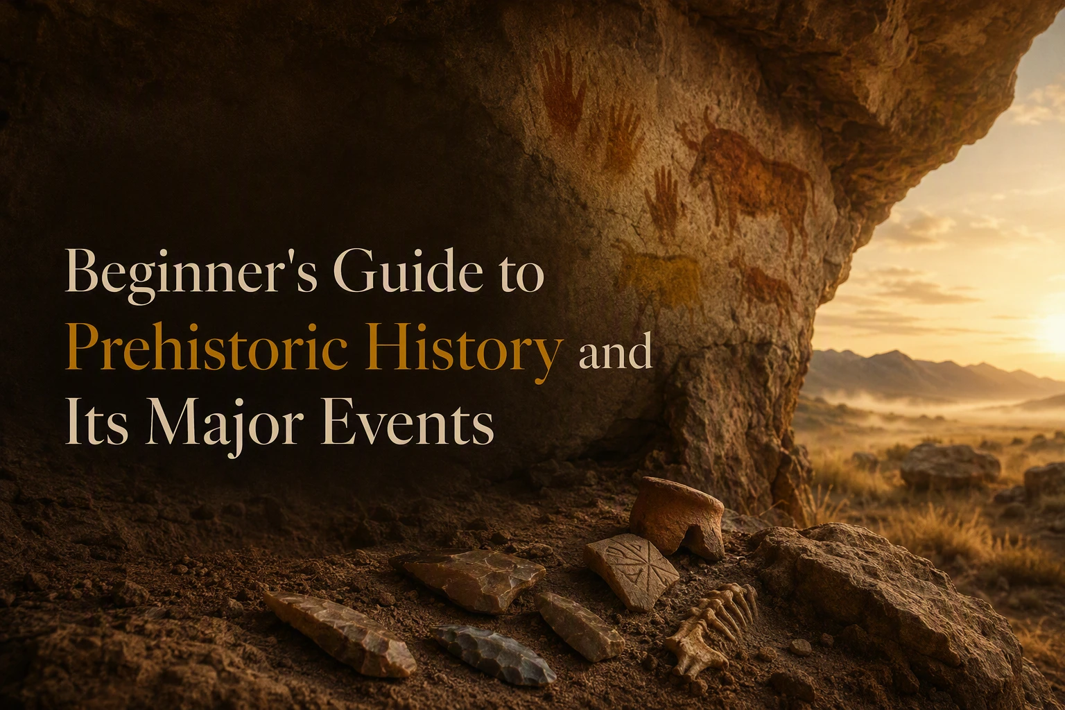 Beginner's Guide to Prehistoric History and Its Major Events