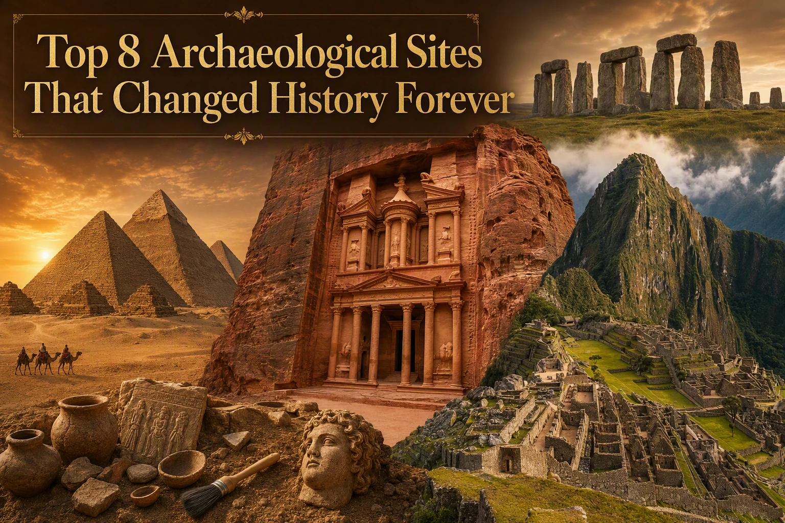 Top 8 Archaeological Sites That Changed History Forever