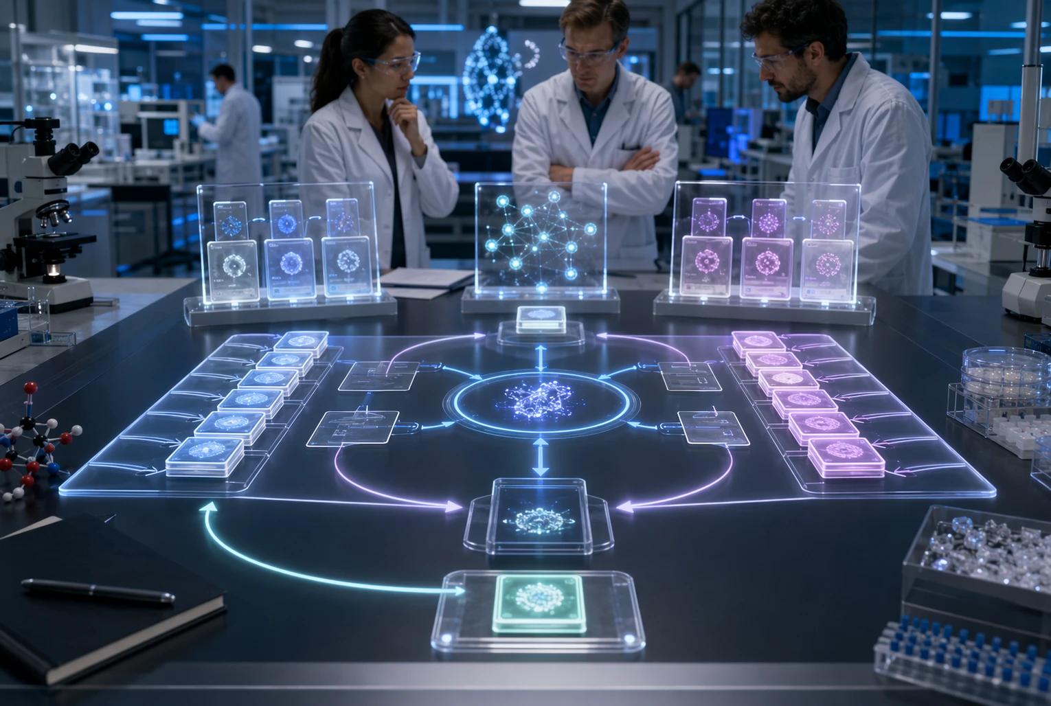 Futuristic research debate loop with AI agents