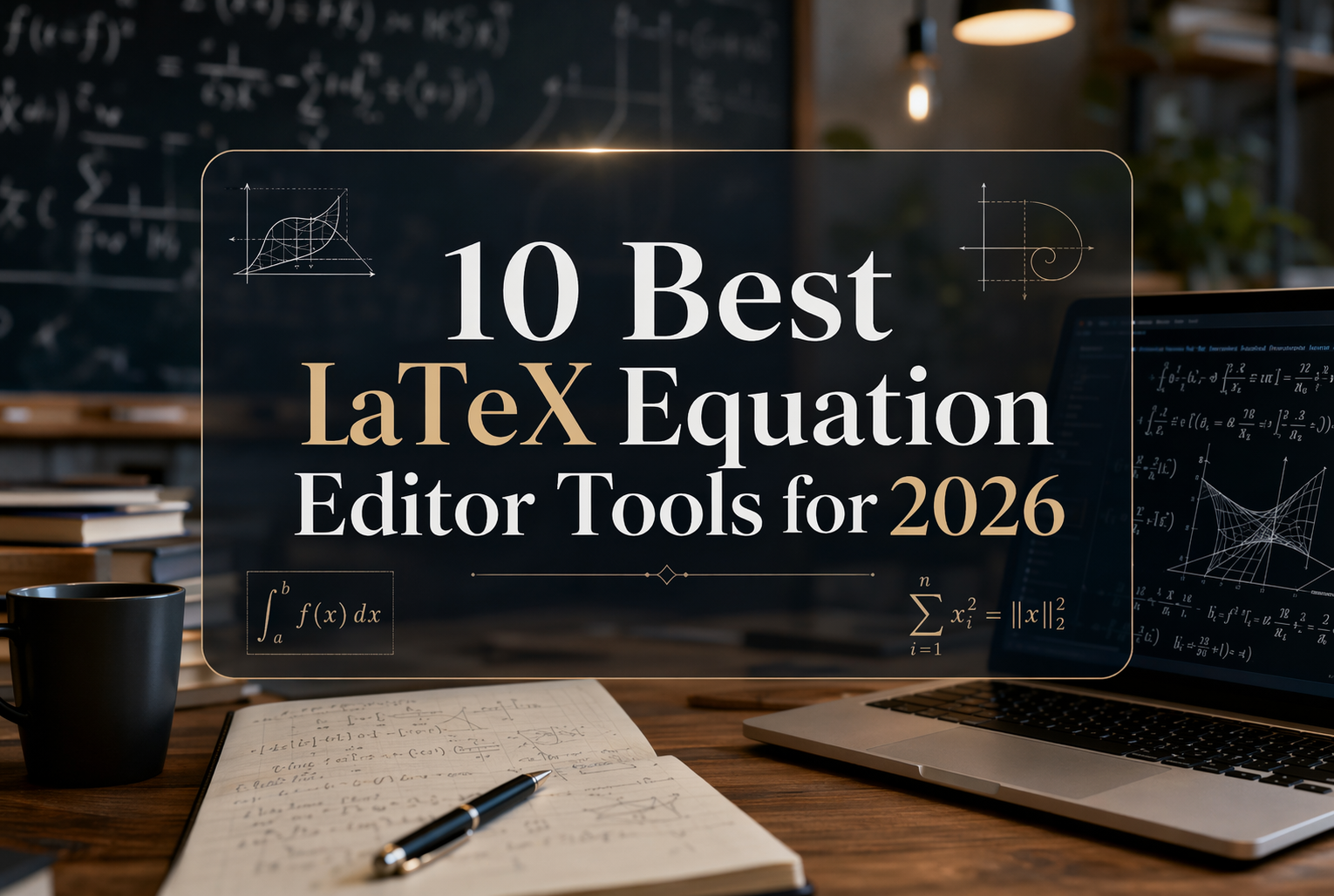 LaTeX equation editor tool screenshot