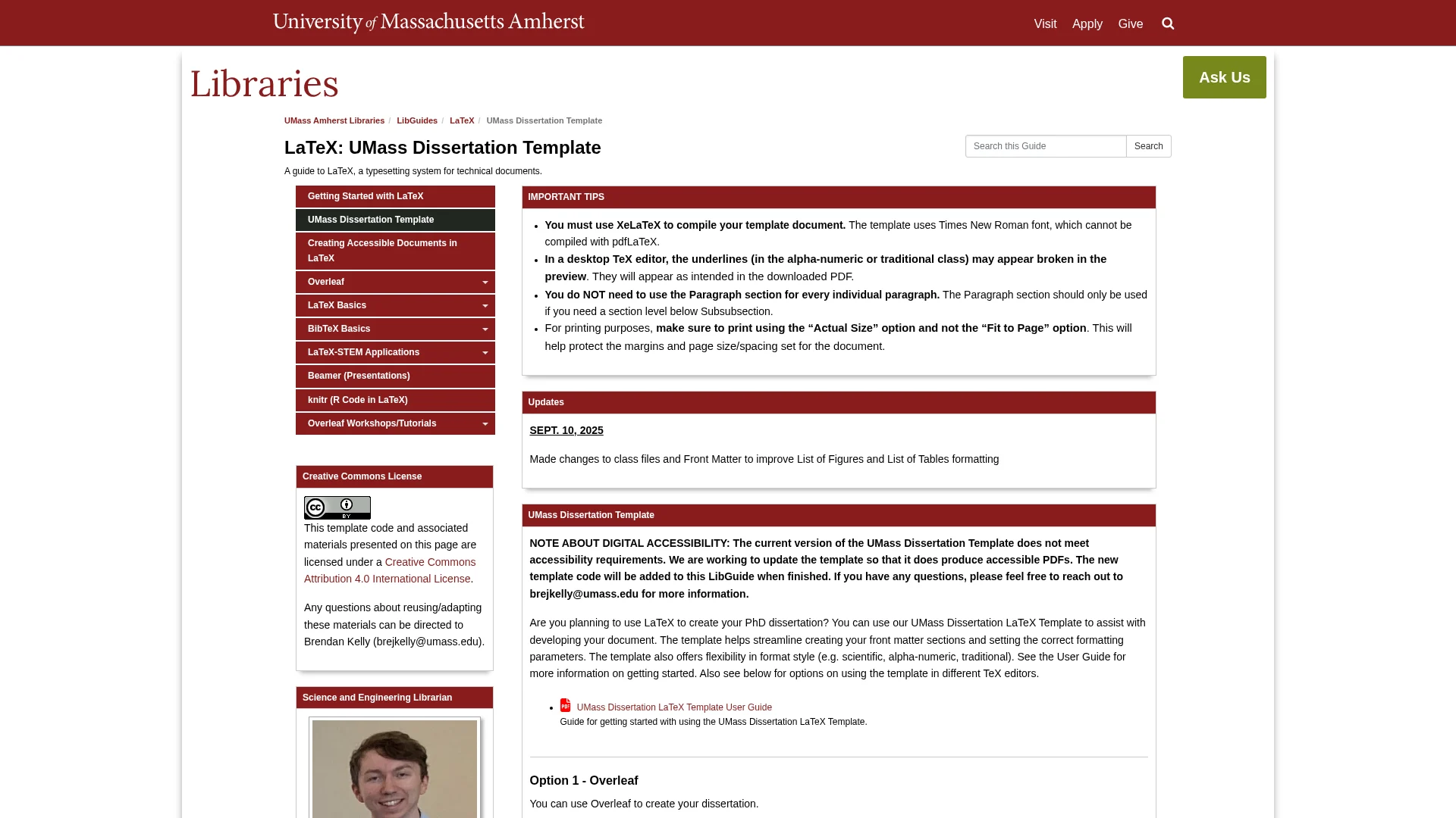 UMass Dissertation Template