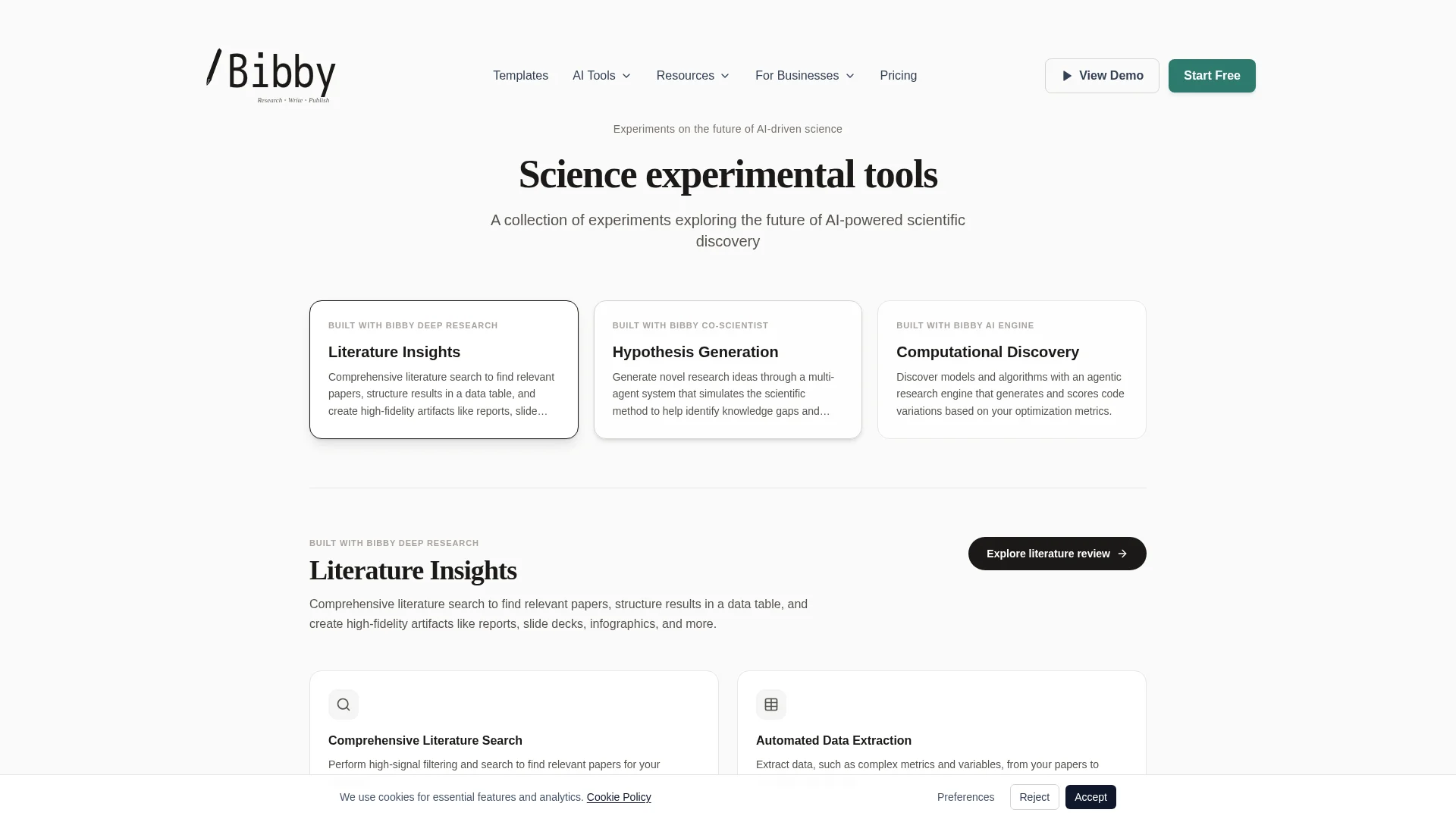 Bibby AI auto-scientist