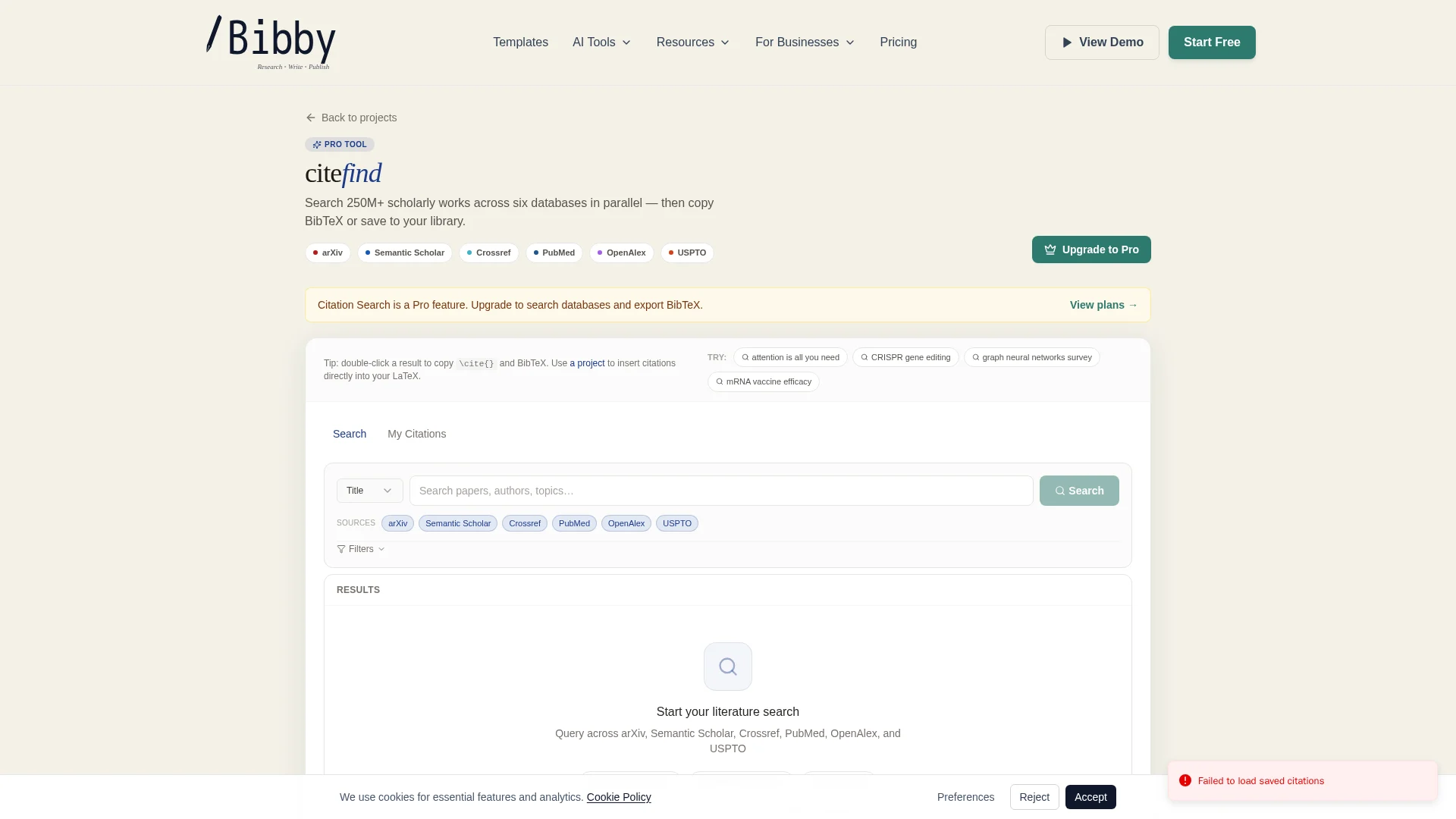 One Click Citations in Bibby AI